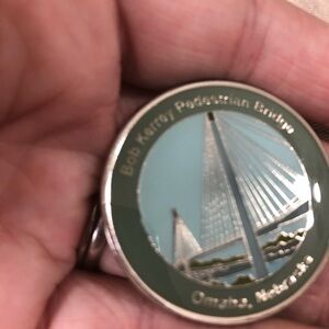 Omaha, Nebraska Bob Kerrey Pedestrian Bridge Souvenir Coin